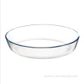 Glass Oval Backing Dish Microwave Safe glass tray